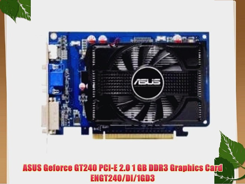 ASUS Geforce GT240 PCI-E 2.0 1 GB DDR3 Graphics Card ENGT240/DI/1GD3