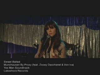 Zooey Deschanel - Munchausen By Proxy "Sweet Ballad" - Yes Man Soundtrack Album