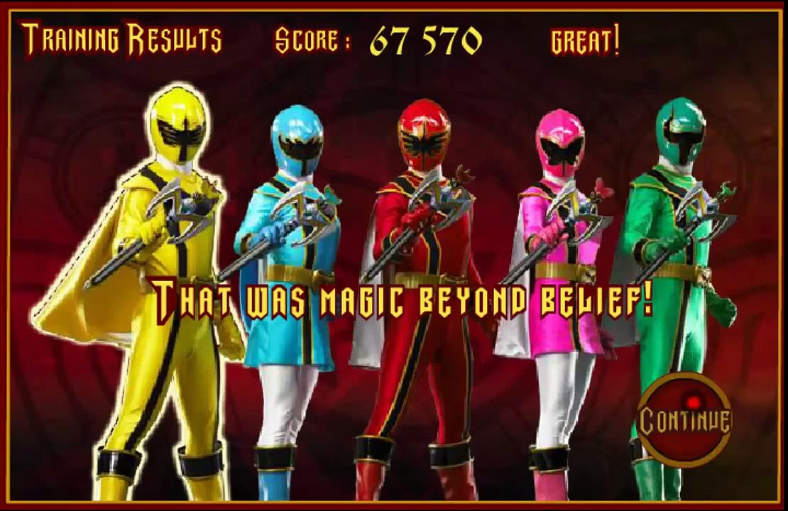 Power Rangers Training - Walkthrough