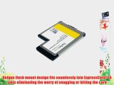 StarTech.com 2-Port Flush Mount ExpressCard 54mm SuperSpeed USB 3.0 Card Adapter (ECUSB3S254F)