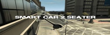 GTA 4 IV PC SMART CAR MOD CRASH TESTING (HD 720p)