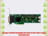 LSI Logic LSI00200 MegaRAID SAS 9240-8i 8Port 6Gb/s Single Controller Card