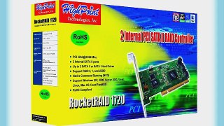 HighPoint RocketRAID 1720 2-Channel PCI SATA 3Gb/s RAID Controller RocketRAID 1720