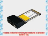 StarTech.com 2 Port CardBus RS232 Serial Laptop PC Adapter Card - 16950 (CB2S950)