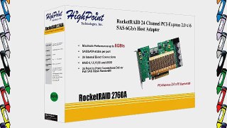 HighPoint RocketRAID 2760A 24-Port PCI-Express 2.0 x16 SAS/SATA RAID Controller