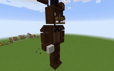 Minecraft Fnaf Freddy Statue