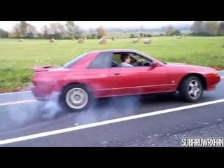 R32 Skyline Burnout!