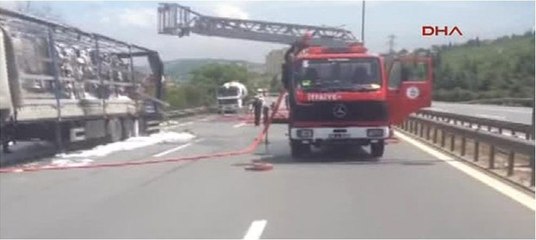 TEM'i kilitleyen kaza