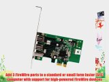 StarTech.com 3 Port 2b 1a 1394 PCI Express FireWire Card Adapter PEX1394B3