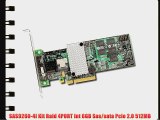 SAS9260-4I Kit Raid 4PORT Int 6GB Sas/sata Pcie 2.0 512MB