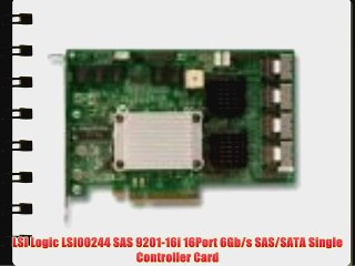 LSI Logic LSI00244 SAS 9201-16i 16Port 6Gb/s SAS/SATA Single Controller Card