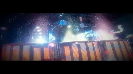 Joe Jonas & Alan Ritchson rehearsing with the Blue Man Group