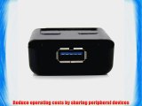 StarTech.com 2-Port 2-to-1 USB 3.0 Peripheral USB Powered Sharing Switch Black USB221SS