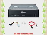LG 16X Blu-ray M-Disc CD DVD BDXL BD Burner Drive with FREE 1pk Mdisc DVD   Cyberlink 3D Playback