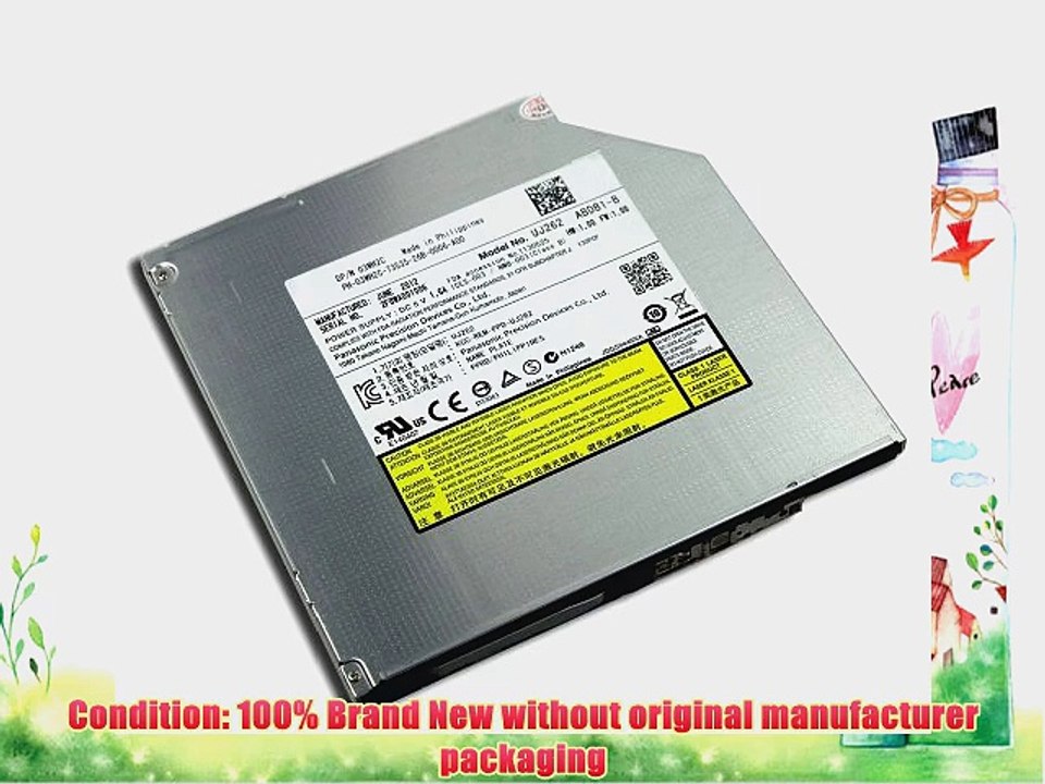 New Panasonic UJ262 UJ-262 9.5mm SATA Super Slim Ultrathin 6X 3D Blu-ray Burner BD-RE Dual