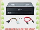 LG 12X Blu-ray M-Disc Combo Reader Drive with FREE 1pk Mdisc DVD   Cyberlink 3D Playback Burning