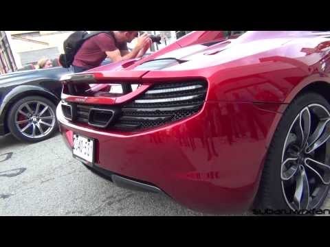 Loud McLaren 12C Spider w/ Sports Exhaust Revving!