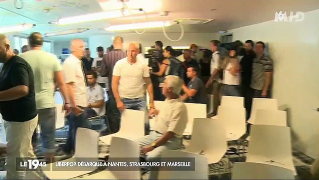 Marseille : des chauffeurs de taxi manifestent contre Uber