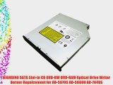 HIGHDING SATA Slot-in CD DVD-RW DVD-RAM Optical Drive Writer Burner Repalcement for AD-5670S