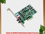 Syba 7.1 Surround Sound PCI-e Sound Card S/PDIF In and Out CM8828 Chipset Sound Cards SD-PEX63081