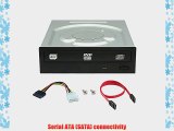 LITE-ON iHAS124-04 24X Internal SATA CD DVD?R/RW Dual Layer Disc Burner Drive Writer with FREE