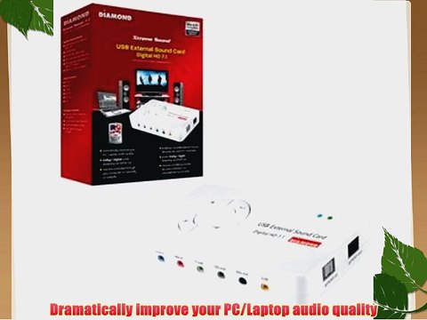 Diamond External Xtreme Sound 7.1-Channel USB Audio Device