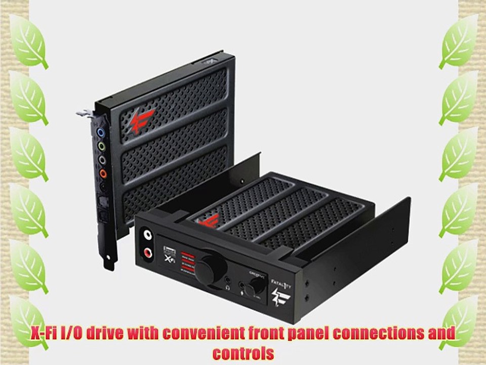 PCI Express Sound Blaster X-Fi Titanium Fatal1ty Champion Series