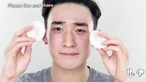 Asian Double Cleansing Routine Acne Prone Skin | makeup style korea for man