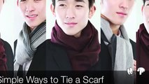 THEBASICS How to Tie Scarf for Men | makeup style korea for man