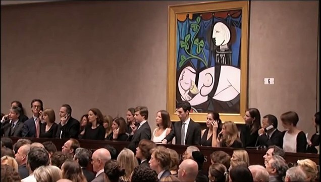 Auction Record Result Pablo Picasso, Nude, Green Leaves and Bust : 100,000,000 usd