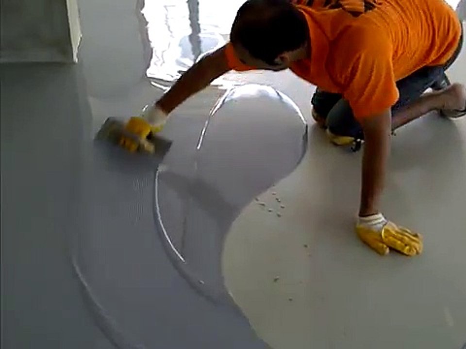 Epoksi Zemin Kaplama Çalışması