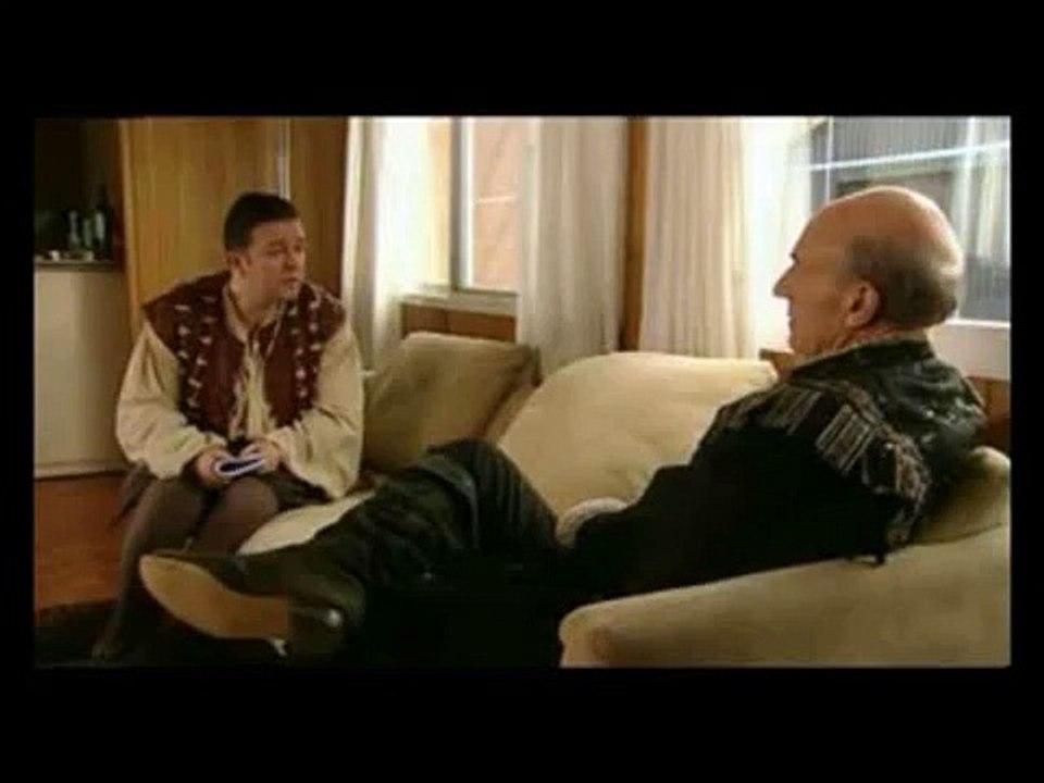 Extras - Patrick Stewart scene and outtake bloopers