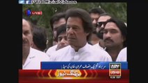 Chairman PTI Imran Khan Media Talk After Judicial Commission Meeting Islamabad 10 June 2015