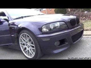 Techno Violet E46 M3 Rolling with My BRZ