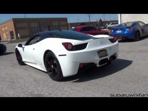Rev Battle! Ferrari 458 vs. Straight Piped BMW M6!