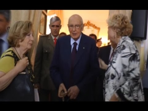 Napoli - Napolitano all'incontro sui diritti dei detenuti (09.06.15)