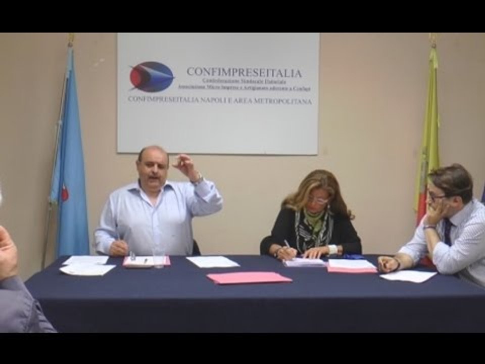 Napoli - Crisi commercio, parte la sfida contro il caro fitti (09.06.15)