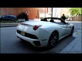 White Ferrari California in Chicago