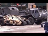 Tumblers Driving Around Gotham (Filming The Dark Knight Rises)