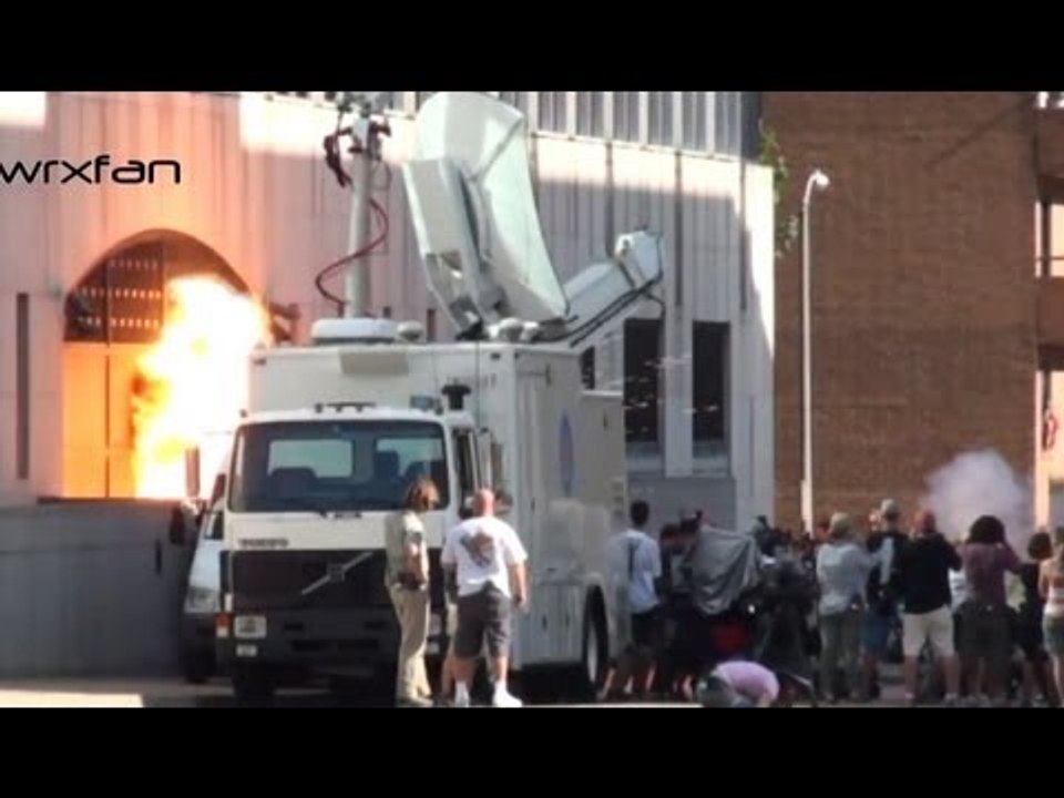 Blackgate EXPLOSION! (Filming The Dark Knight Rises)