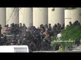 Cops and Mercenaries Fighting at City Hall (Filming The Dark Knight Rises)