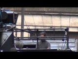 Commissioner Gordon Stunt Double on Bomb Truck! (The Dark Knight Rises Filming)