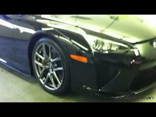 Black Lexus LFA Walkaround