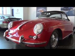 Red Porsche 356 Cabriolet