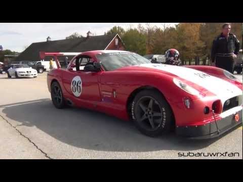 LOUD Panoz Esperante Racecar! Track Flybys!