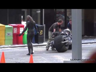 Catwoman "Shaking It Off" (Filming The Dark Knight Rises)