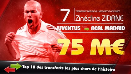 Bale, Ronaldo, Zidane... les dix transferts les plus chers de l'histoire !