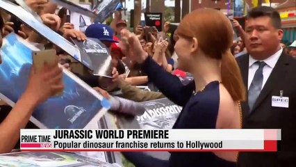 Hollywood rolls out red carpet for Jurrassic World
