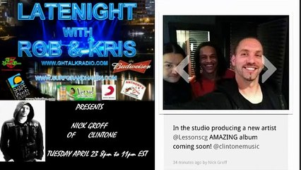 NICK GROFF "Ghost Adventures" On Late Night With ROB AND KRIS "Big Announcement"