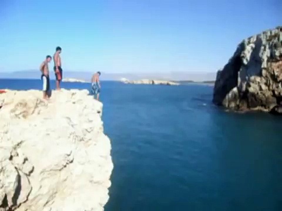 Plongeon impressionnant Alhoceima Maroc dans la région du Rif - Music morad salam
